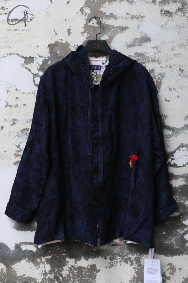 GEOFFREY B. SMALL Hooded Jacket GBS-EV7J05-SLDSP GBS-EV7J05-SLWSP Dark Blue